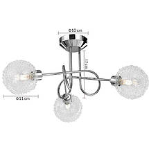 Світлодіодна стельова лампа Calla 3-ARM LED, фото 5