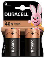 Батарейка щелочная Duracell D / LR20 /MN1300 Alkaline БЛ1 *2шт