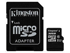 Картка пам'яті Kingston 32GB microSDHC class 10 UHS-I Canvas Select (SDCS/32GB)