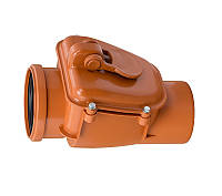 Обратный клапан ПВХ d 250 мм, для наружной безнапорной канализации