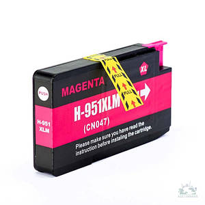 Сумісний картридж Inkdigo™ HP 951 XL Magenta, чорнильний, пурпурний, 14 ml, аналог CN047AE (HP-951XM-2)