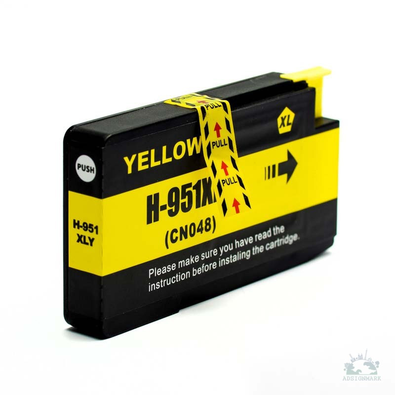 Сумісний картридж Inkdigo™ HP 951 XL Yellow, чорнильний, жовтий, 14 ml, аналог CN048AE (HP-951XY-2)