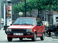 Стекло ветровое (лобовое) Nissan Micra K10 (Хетчбек) (1983-1992), BENSON, Ветровое зелен. полоса голуб., б/ш