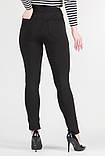 Чорні лосини з високою посадкою з дайвінгу, легінси Класика VS 932, фото 4