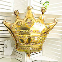 Фольгована куля Корона золота 60 х 60 см 1680