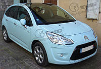 Стекло ветровое (лобовое) Citroen C3 II (Хетчбек) (2010-2016), LEMSON, Ветровое зелен. полоса серая VIN