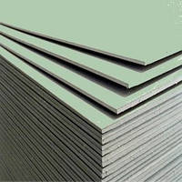 Гіпсокартон вологостійкий стіновий Кнауф (Knauf) 2500х1200х12,5мм