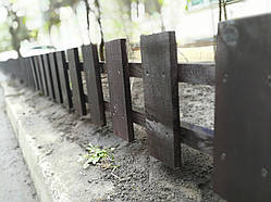 Секція паркан декоративний паркан №13 суха стругана дошка