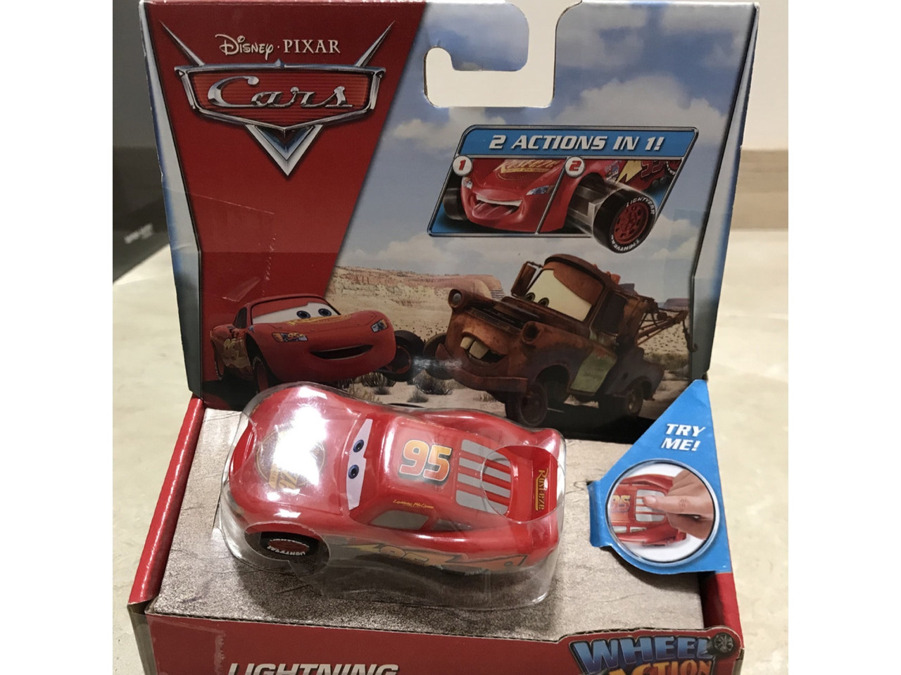 Блискавка Маквин з мовою ексклюзив Тачки Cars