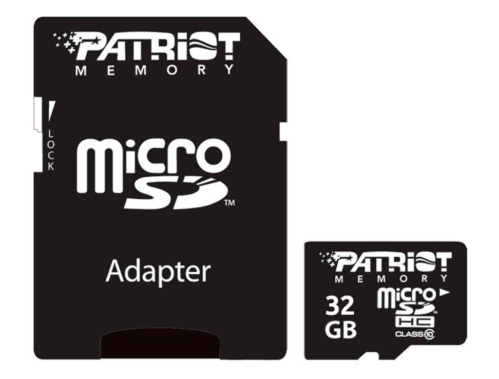 Картка пам'яті Patriot 32GB microSD class10 (PSF32GMCSDHC10)