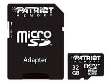 Картка пам'яті Patriot 32GB microSD class10 (PSF32GMCSDHC10)