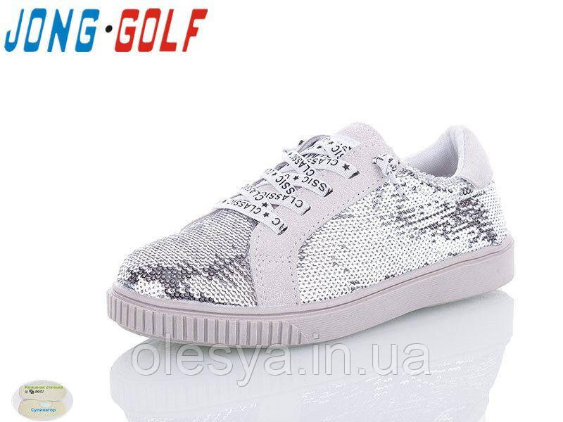 Кеди дитячі на дівчинку з паєтками 5590 ТМ Jong Golf Розміри 27- 31,, фото 1