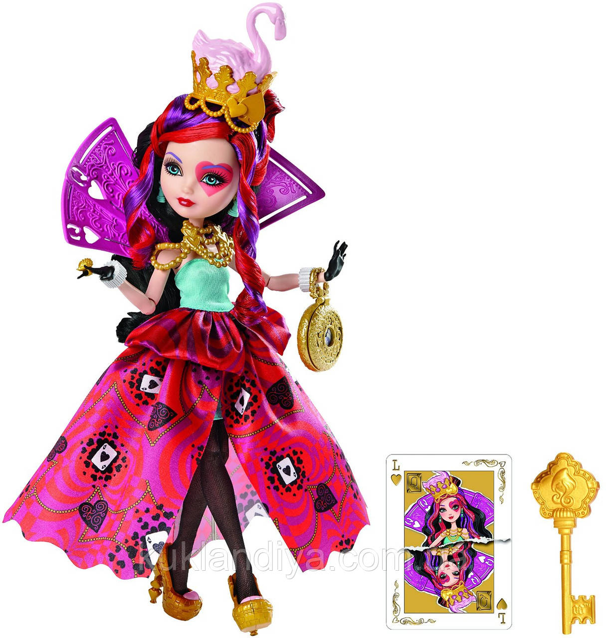 Лялька Ever After High Ліззі Хартс Дорога в країну чудес — Way Too Wonderland, фото 1