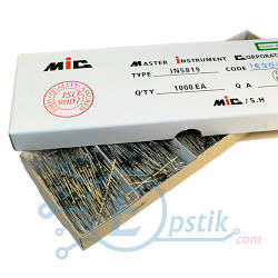1N5819 діод Шоттки 40В 1А DO41