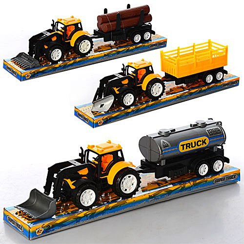 Трактор з причепом (9980-1-3-4), фото 1