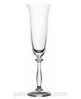Набор бокалов для шампанского Bohemia Angela 6 штук 190мл d6,7 см h25 см богемское стекло (40600/190)