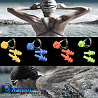 Беруші для плавання, купання з кліпсою Silenta Swim Light, ЖІЛТИЙ колір., фото 4