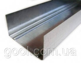 Профіль оцинкований для гіпсокартону UD 28/27/4 м. товщина металу 0.45 мм, фото 1