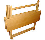 Столик "Компакт-міні" (дерев'яний, складний) з масиву БУКА, фото 3