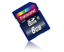 Карта пам'яті Transcend SD HC 8 GB (10 Class)