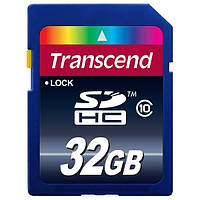 Карта пам'яті Transcend SD HC 32 GB (10 Class)