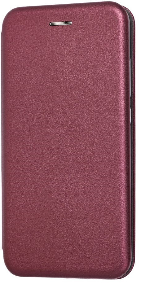 Чохол (книжка) преміум для Xiaomi Redmi Note 8T  (бордова), фото 1