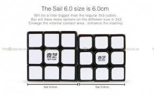Qiyi Sail 6cm 3*3*3 speedcube black