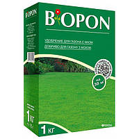 Добриво «Биопон» (Biopon) для газону від моху 1 кг, оригінал