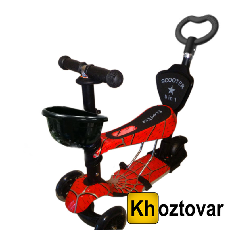 Дитячий самокат із сидінням Scooter 3 in 1, фото 1