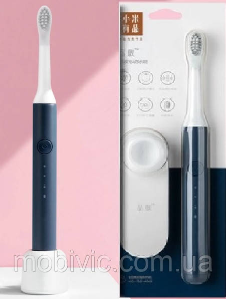 XIAOMI Pinjing EX3 — Електрична звукова зубна щітка (blue) — ОРИГИНАЛ!, фото 1