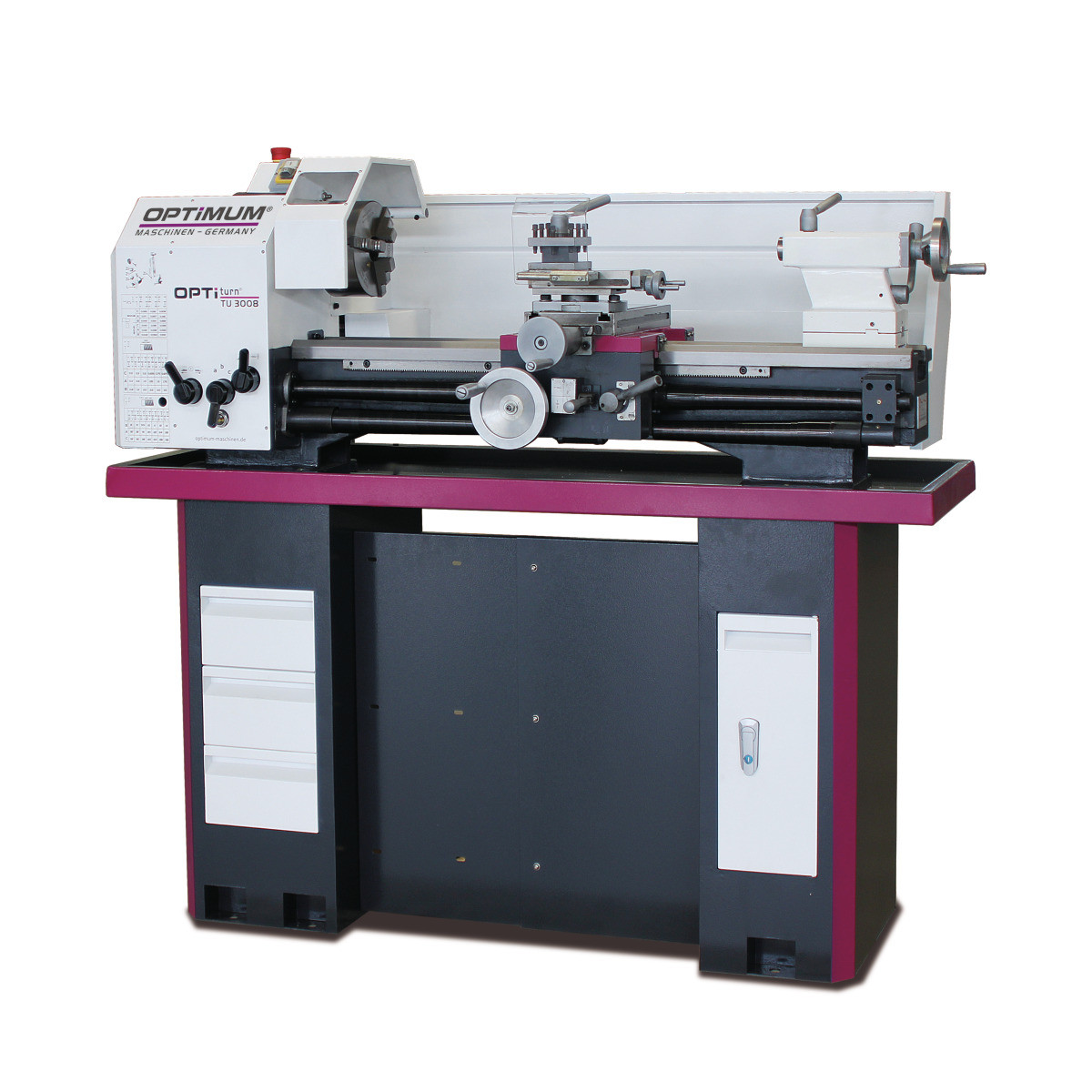 Настільний токарний верстат по металу OPTIturn TU 3008, фото 1