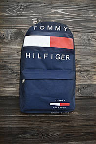 Рюкзак Tommy Hilfiger синій спортивний, міський (ліцензія)