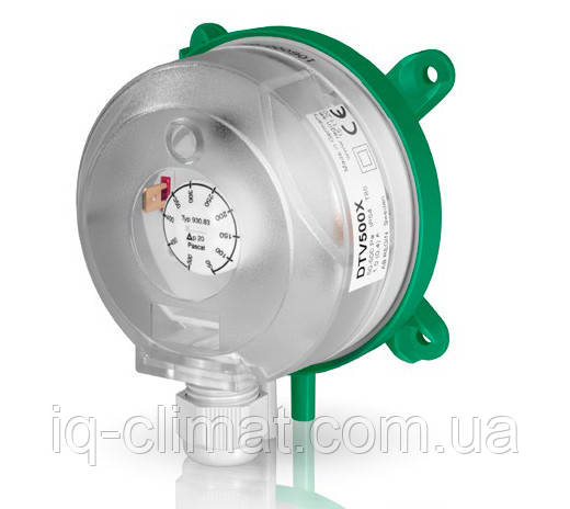 DTV5000X-OEM Реле перепаду тиску REGIN, пресостат 1000-5000 Па без монтажного комплекту ANS