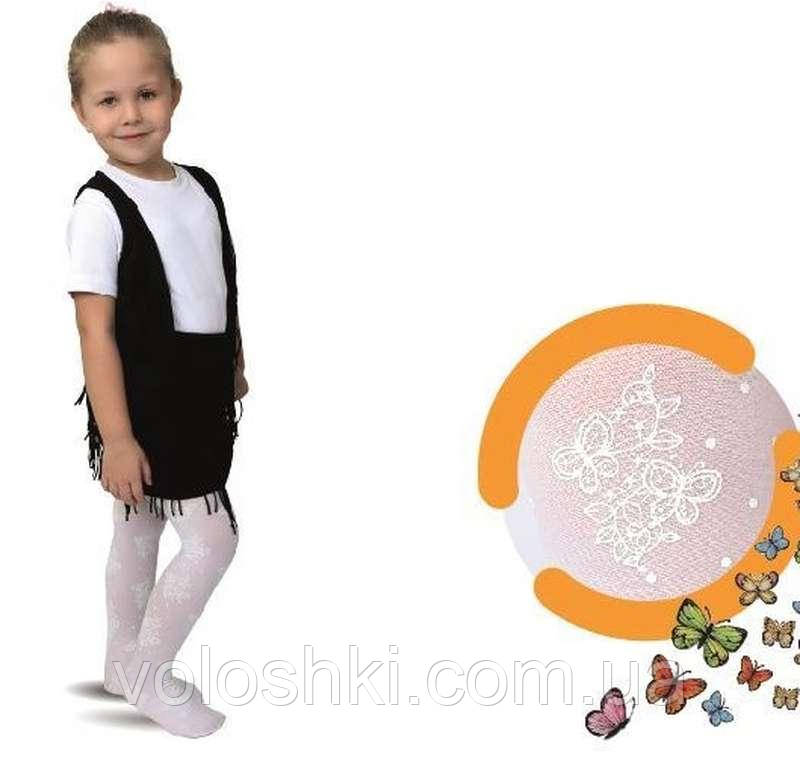 Колготи для дівчинки капронові 40den, з малюнком, Bross, фото 1