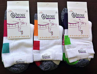 Шкарпетки для хлопчика літні високі, спорт Bross (розмір 37-39)