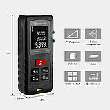 DEKO ручний лазерний далекомір, цифрова рулетка 40 метрів, фото 3