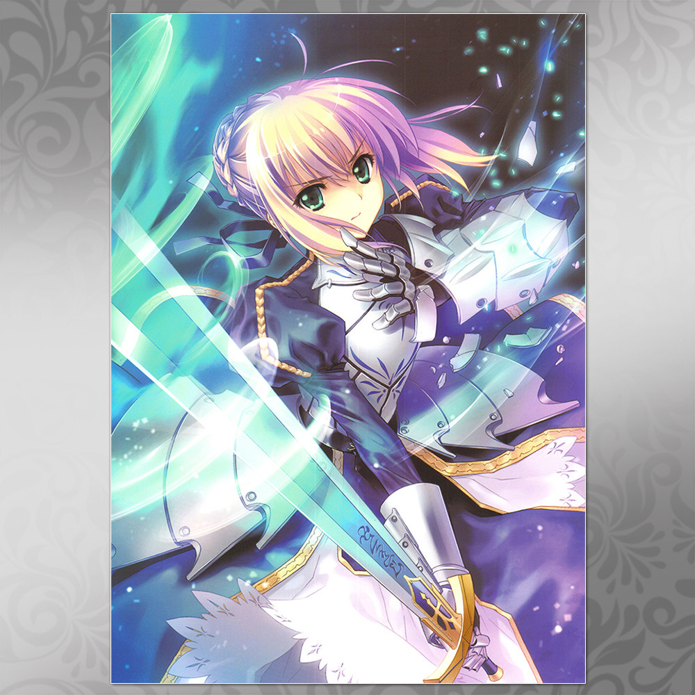 Плакат А3  Доля Ніч Битви Fate Stay Night 001 008, фото 1