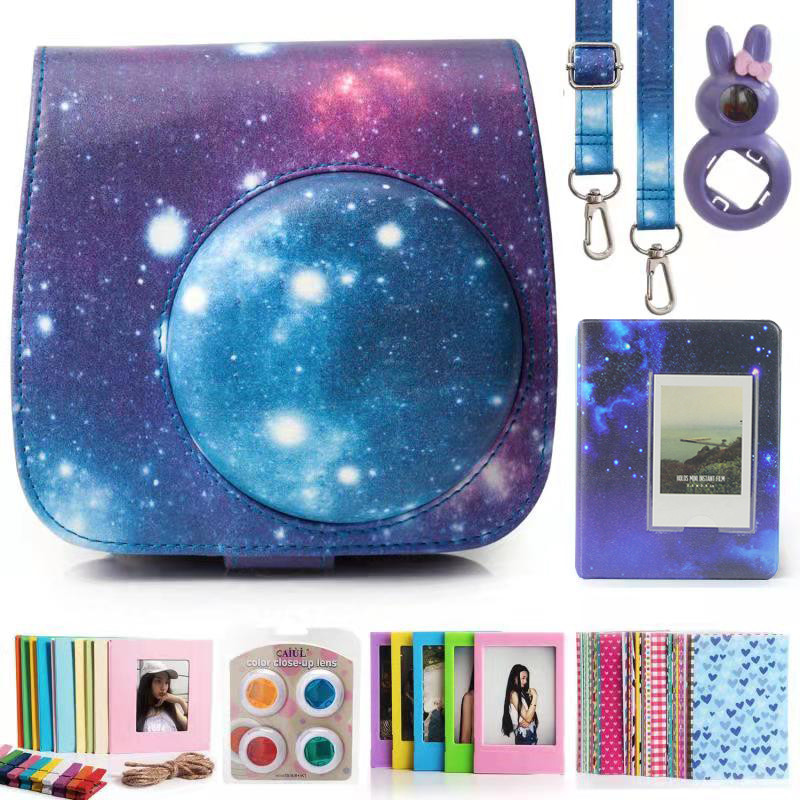 Набір для Камери Fujifilm Instax Mini 8, 8+, 9 Чохол, Лінзи, Рамки, Альбом, Стікери від CAIUL Космос, фото 1
