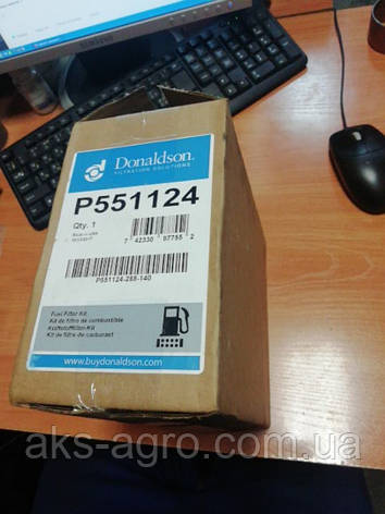 P551124 Комплект фільтрів паливних (гр./т.) (RE525523 33975 BF7929 RE541746 RE556406), JD8430/8530 (Donaldson), фото 1