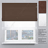 Подвійна Римська штора День-Ніч Льон бежевий + Тюль. Безкоштовна доставка., фото 7