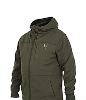 Толстовка Тепла Fox Сollection Green Silver Sherpa Hoodie