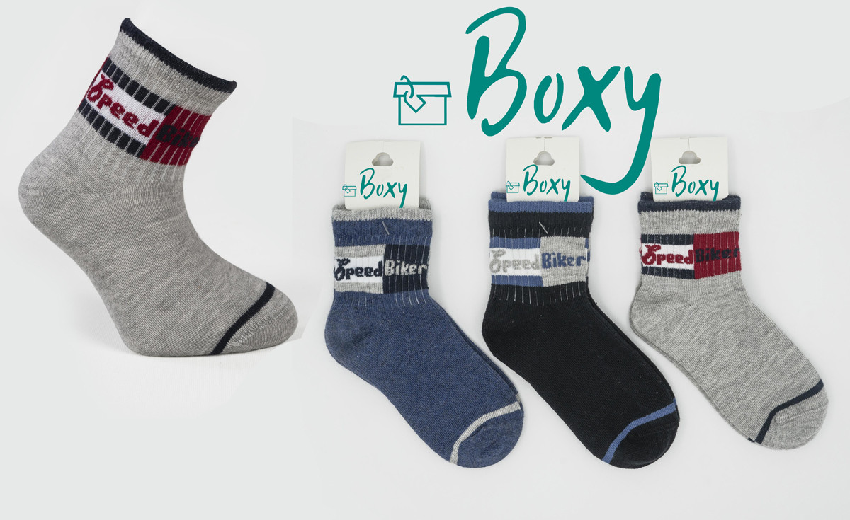 Шкарпетки для хлопчика демісезонні, Boxy