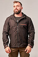 Мужская куртка (ветровка) Prada, цвет черный
