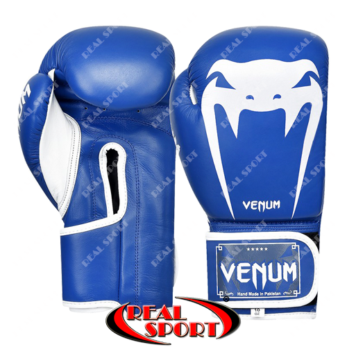 Перчатки боксерських шкіряні Venum Giant VL-8315-B
