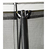 Батут EXIT Silhouette з захисною сіткою прямокутний 214х305см чорний на ніжках, фото 8