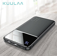 Power Bank 10000mAh фирмы KUULAA качественный тонкий с LED индикацией