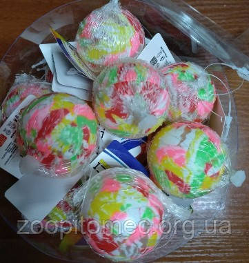 Іграшка для кота CROCI м'яч кольоровий, 4 см