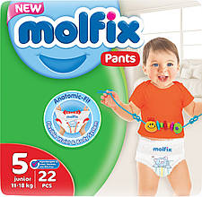 Molfix Pants подгузники-трусики 5 (11-18 кг Maxi) 22 шт