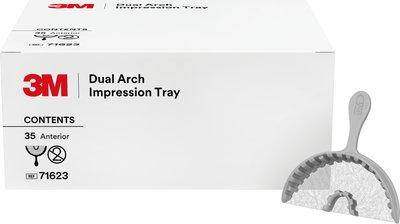 Dual Arch відбиткова ложка для двох щелеп, фронтальна група зубів, фото 1
