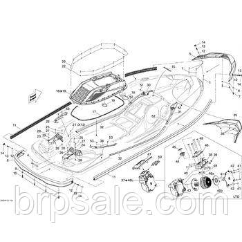 Гвинт M6X35 Sea-Doo BRP SCREW-SOCKET BN.HD.ISO.7380A2 *SOCKET HEAD SCREW M6X35, фото 1